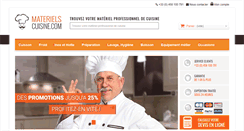 Desktop Screenshot of materiels-cuisine.com