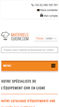Mobile Screenshot of materiels-cuisine.com